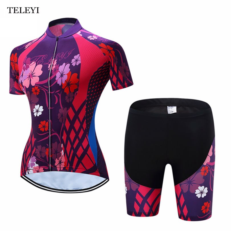 TELEYI   ߿ Ropa Ciclismo    Ŭ  + ݹ  ⼺   XS-4XL